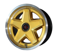 Speedart 18' ATS style 3-piece wheel and cover Rear 11x18' Gold. Porsche 964 / 993 / 996 / 997.1